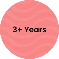 3+ Years