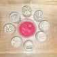 Wooden Front and Back Stamps- Pack of 8