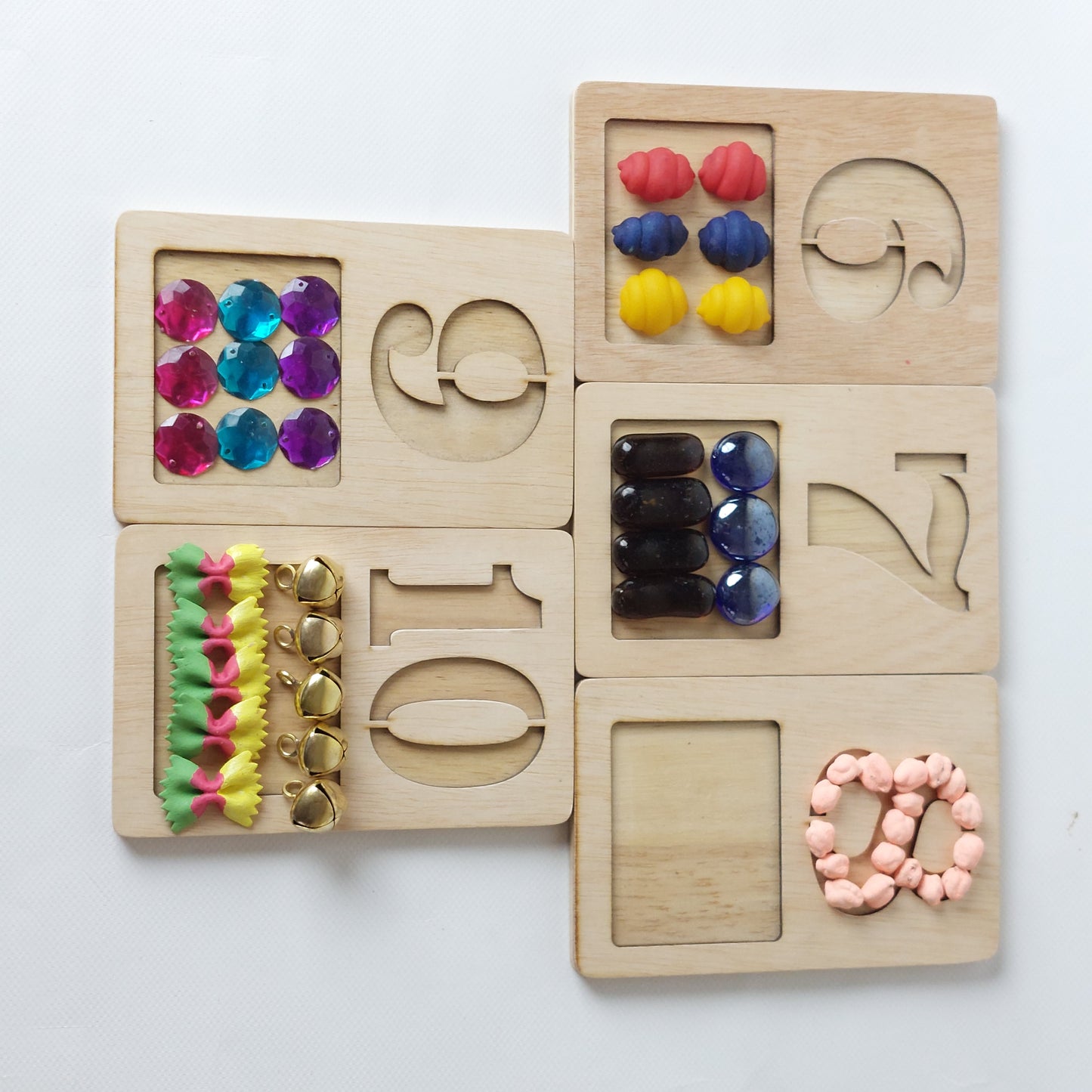 Wooden Number Tray 1- 10
