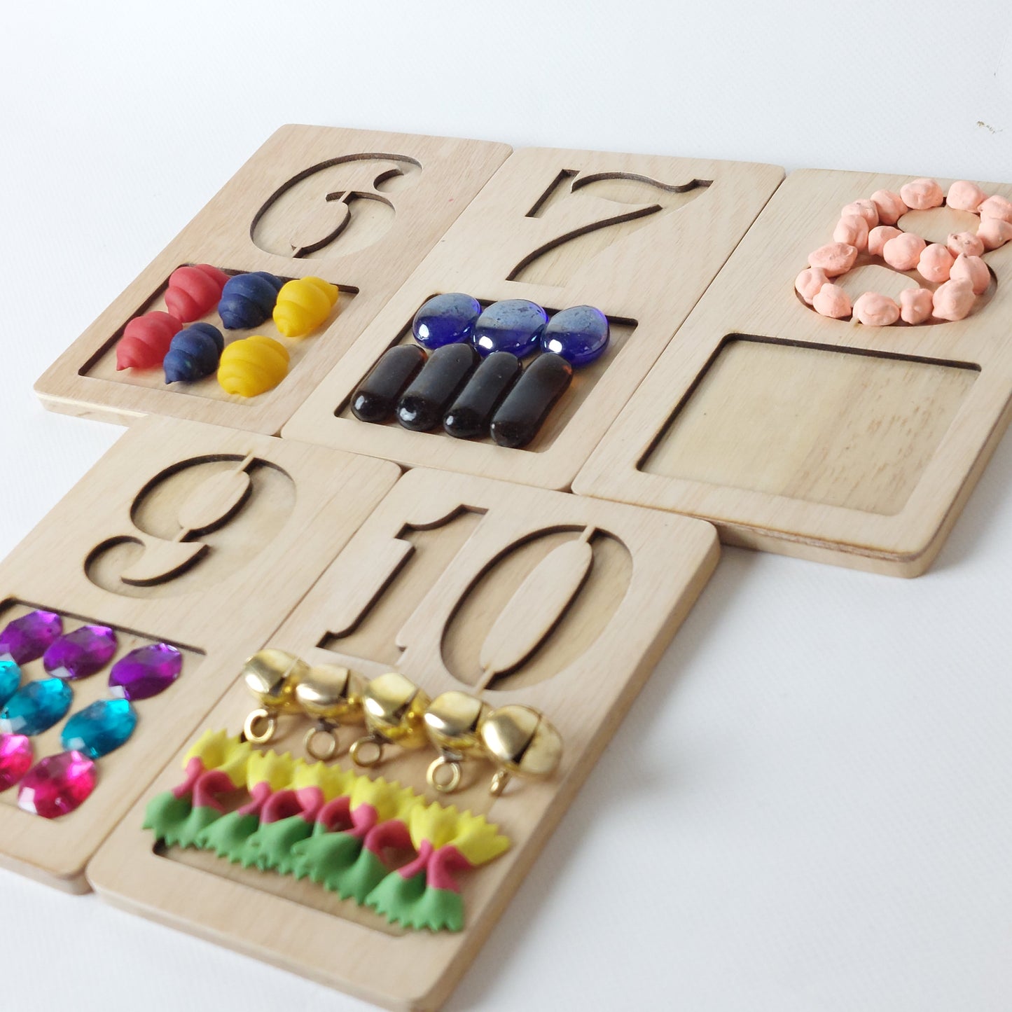 Wooden Number Tray 1- 10