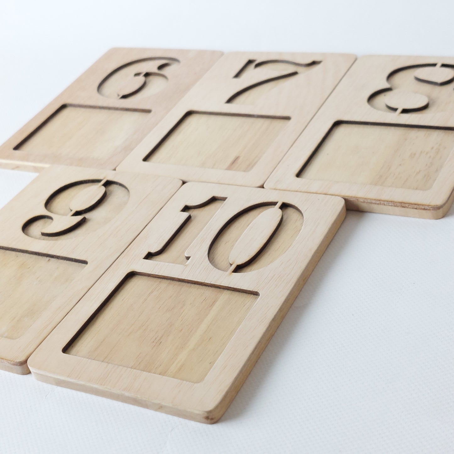 Wooden Number Tray 1- 10