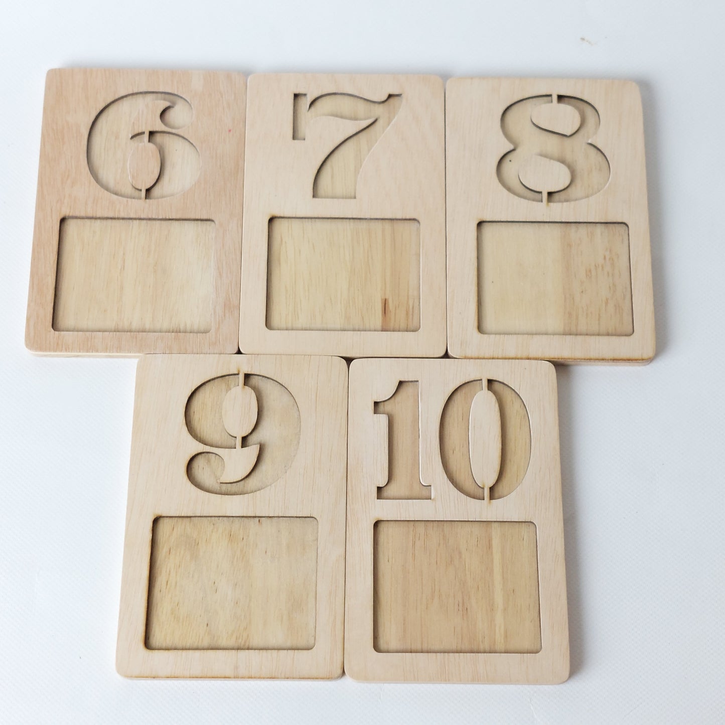 Wooden Number Tray 1- 10