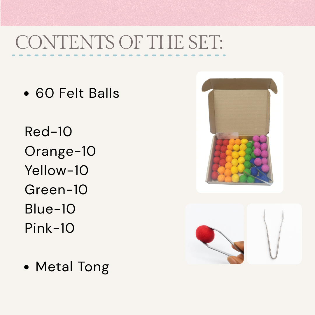 Felt Balls - Multicolored