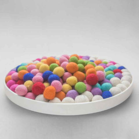 Felt Balls - Multicolored