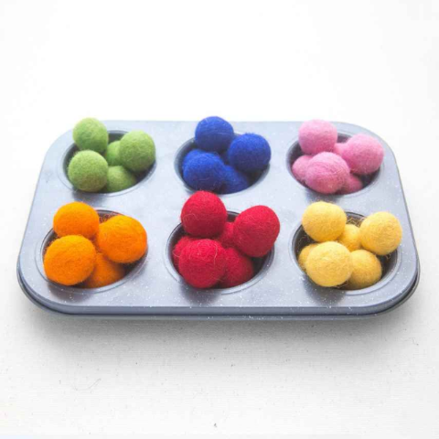 Felt Balls - Multicolored