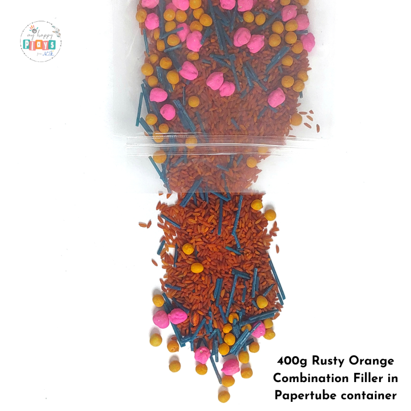 FILLER COMBINATIONS (Rusty Orange/Blue/Green)
