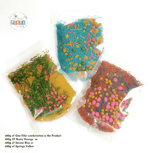 FILLER COMBINATIONS (Rusty Orange/Blue/Green)