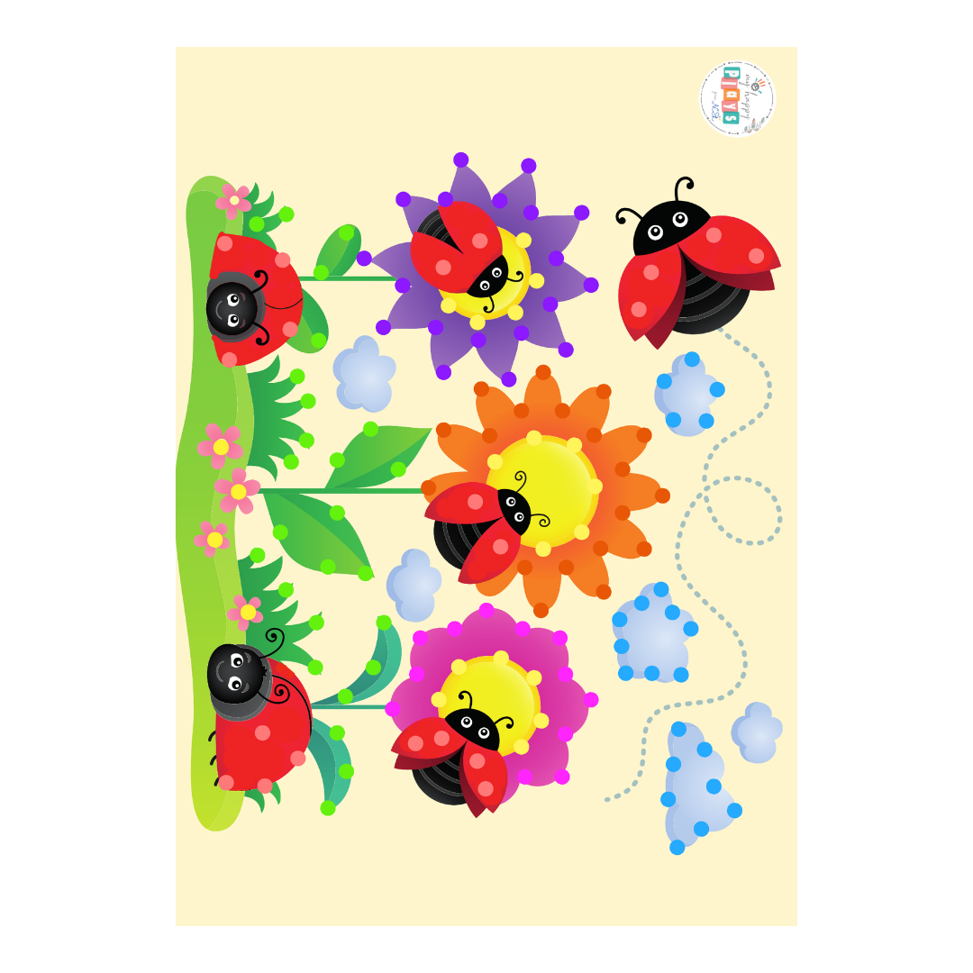 Fine Motor Pipe Cleaner Playsheet : Set of 3