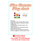 Fine Motor Pipe Cleaner Playsheet : Set of 3