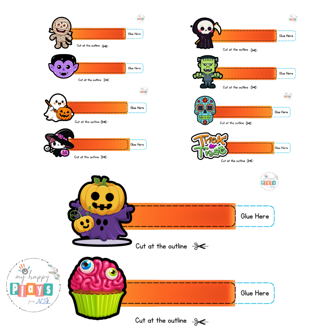HALLOWEEN PRINTABLE WRIST BAND