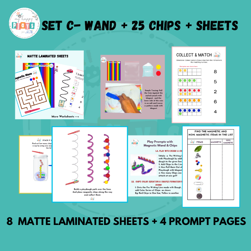 MAGNETIC WAND SET (4 Variations Avl.)