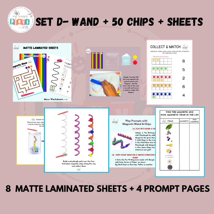 MAGNETIC WAND SET (4 Variations Avl.)