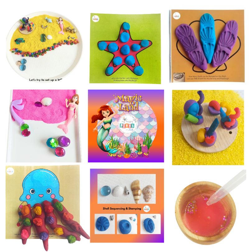 MERMAID SENSORY SET With Box