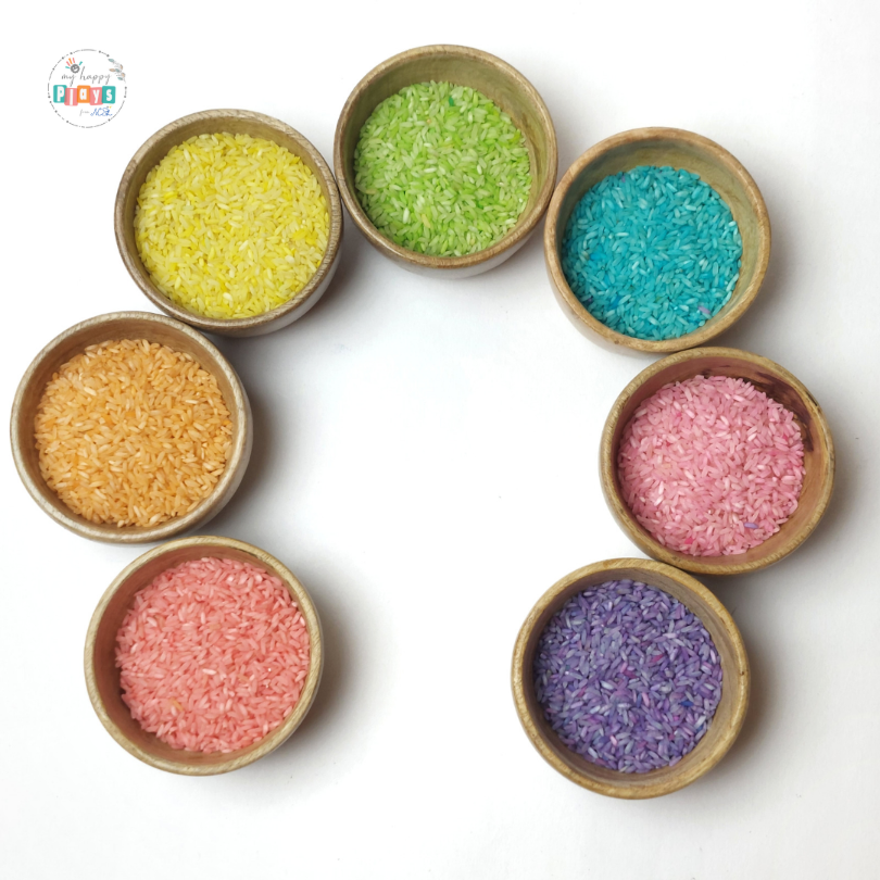 Pastel Rainbow Rice