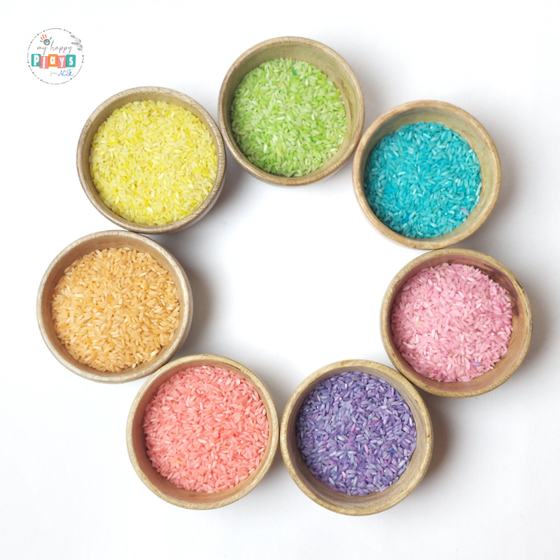 Pastel Rainbow Rice