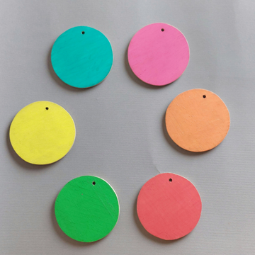 Rainbow Discs with Chalk Board