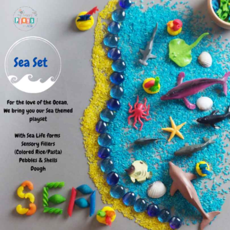 Sea Themed Playset with Eco Book