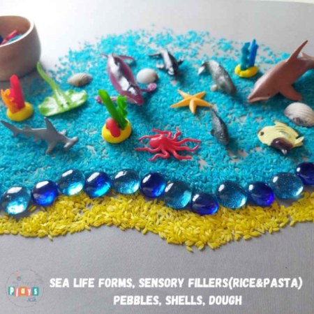 Sea Themed Playset with Eco Book