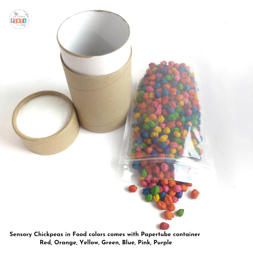 Sensory Chickpeas in Food Colors