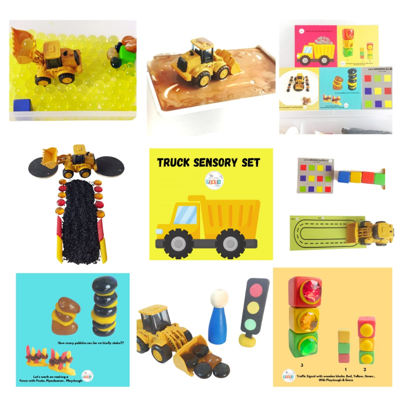 TRUCK SENSORY SET with Box