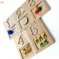Wooden Number Tray 1- 10