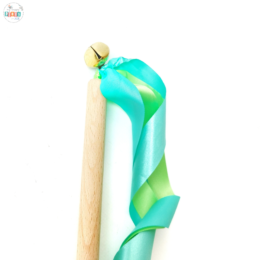 Wooden Ribbon Wands 2 Nos